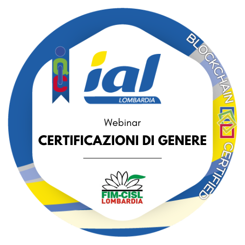 Webinar – CERTIFICAZIONI DI GENERE